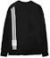Order Y-3 SS21 Logo Patch 3-Stripes Crewneck Sweatshirt Hitam Lelaki H16333