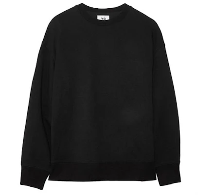 Y-3 SS21 Logo Patch 3-Stripes Crewneck Sweatshirt Hitam Lelaki H16333 Lookbook Y-3 SS21 Logo Patch 3-Stripes Crewneck Sweatshirt Hitam Lelaki H16333