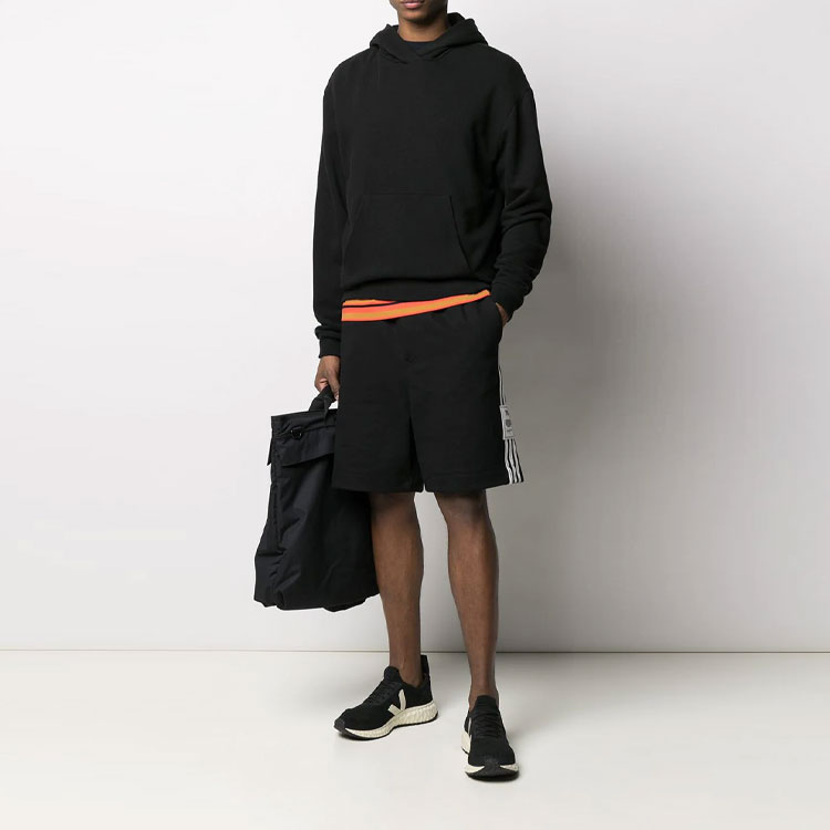 Purchase Y-3 SS21 Logo Patch Black Shorts H16336