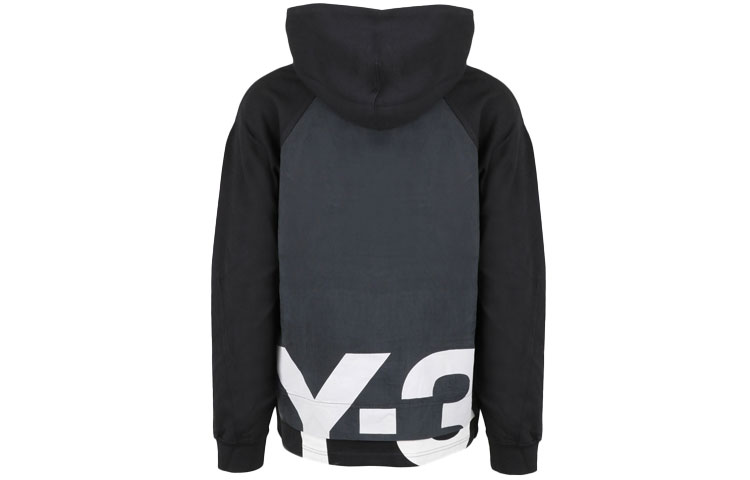 Y-3 SS21 Logo Print Hoodie Black GV6079