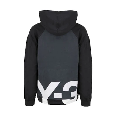 Y-3 SS21 Logo Print Hoodie Black GV6079