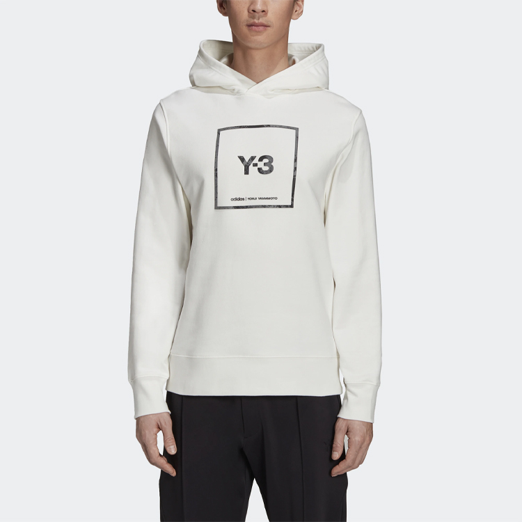 Lookbook Y-3 SS21 Logo Print Hoodie Unisex White GV6054