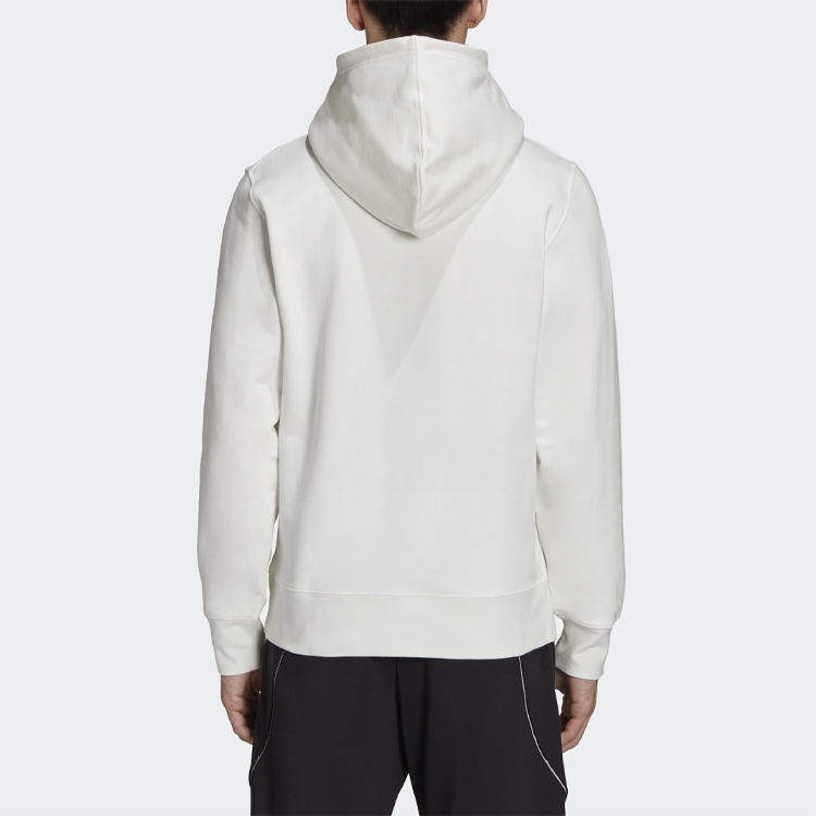 Shop Y-3 SS21 Logo Print Hoodie Unisex White GV6054