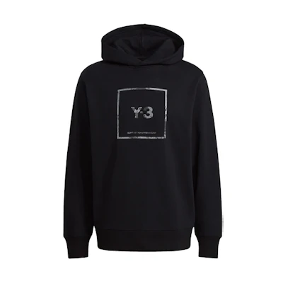 Y-3 SS21 Logo Print Pullover Sweatshirt Unisex Black GV6056