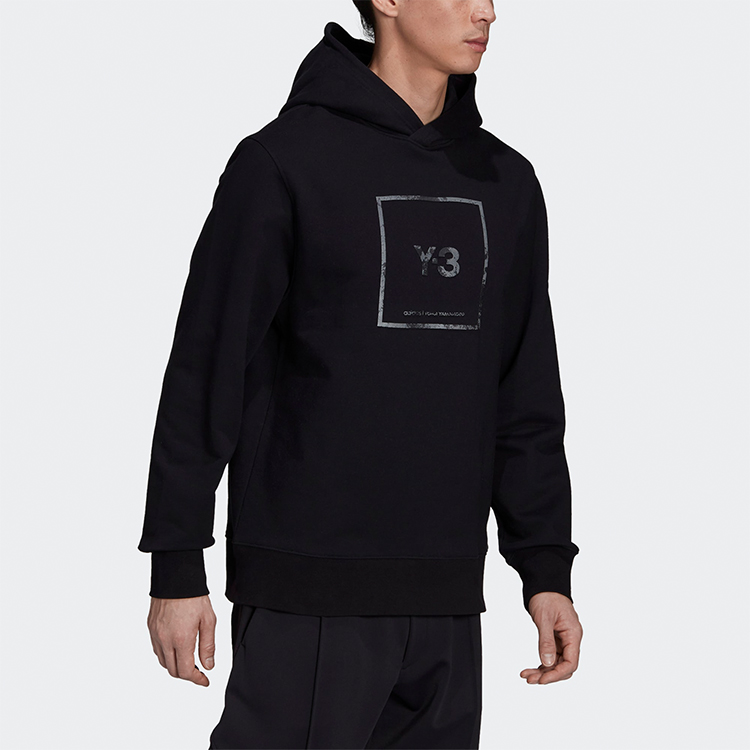 Purchase Y-3 SS21 Logo Print Pullover Sweatshirt Unisex Hitam GV6056
