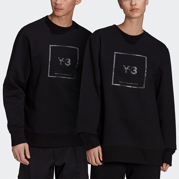 Lookbook Y-3 SS21 Logo Cetak Baju Sejuk Unisex Hitam GV6057