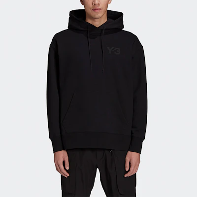 Y-3 SS21 Loose Fit Black Logo Hoodie GV4198 Lookbook Y-3 SS21 Loose Fit Black Logo Hoodie GV4198
