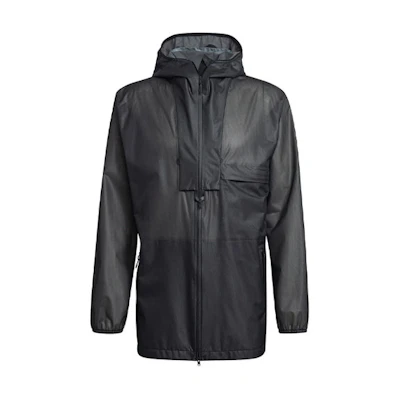 Y-3 SS21 Nylon Waterproof Hooded Jacket Black GV6086