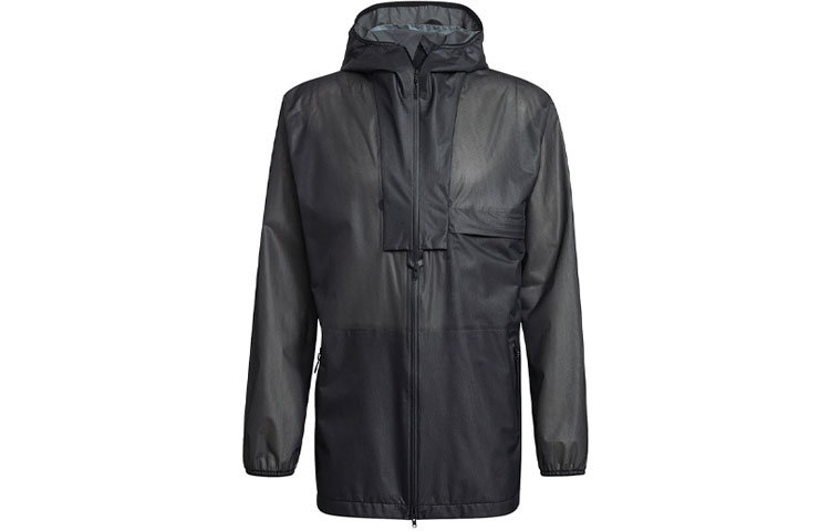 Order Y-3 SS21 Nylon Waterproof Hooded Jacket Black GV6086