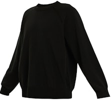 Y-3 SS21 Oversized Crewneck Pullover Sweatshirt Black Sweatshirt. GV4214 Y-3 SS21 Oversized Crewneck Pullover Sweatshirt Black Sweatshirt. GV4214