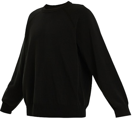 Y-3 SS21 오버사이즈 크루넥 풀오버 블랙 스웨트셔츠. GV4214 Buy Y-3 SS21 오버사이즈 크루넥 풀오버 블랙 스웨트셔츠. GV4214