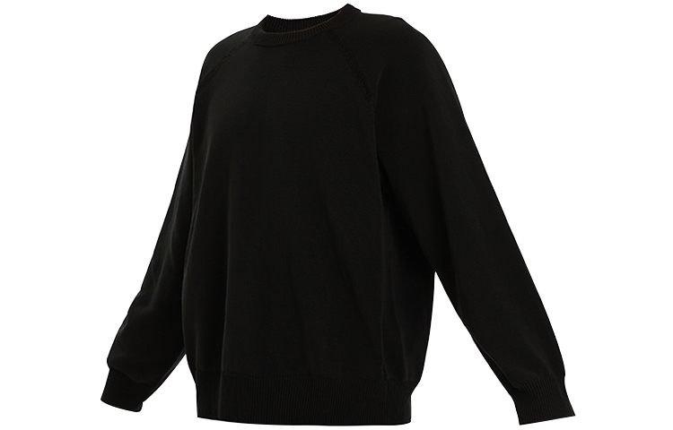 Order Y-3 SS21 오버사이즈 크루넥 풀오버 블랙 스웨트셔츠. GV4214