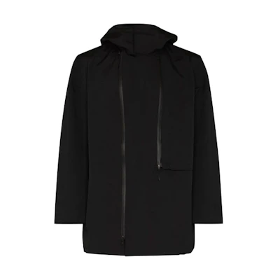 Y-3 SS21 Reflective Detail Hooded Jacket Black HB3399