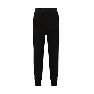 Y-3 SS21 Signature Striped Casual Pants Black H16338
