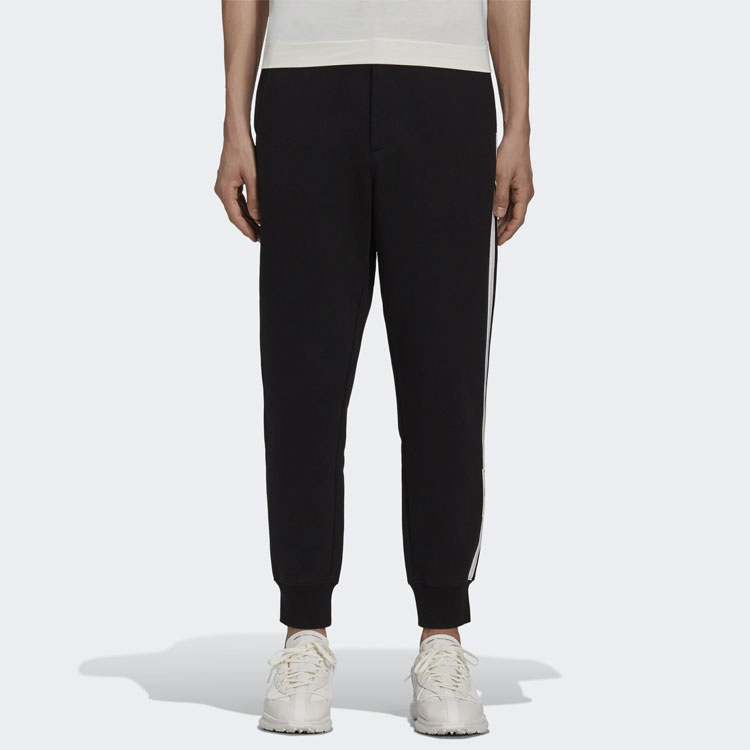 Lookbook Y-3 SS21 시그니처 스트라이프 캐주얼 팬츠 블랙 H16338