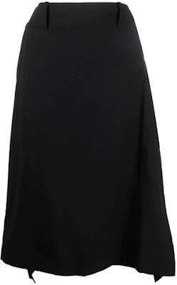 Y-3 SS21 Solid Asymmetric Midi Skirt Black HB6331-BLACK Order Y-3 SS21 Solid Asymmetric Midi Skirt Black HB6331-BLACK