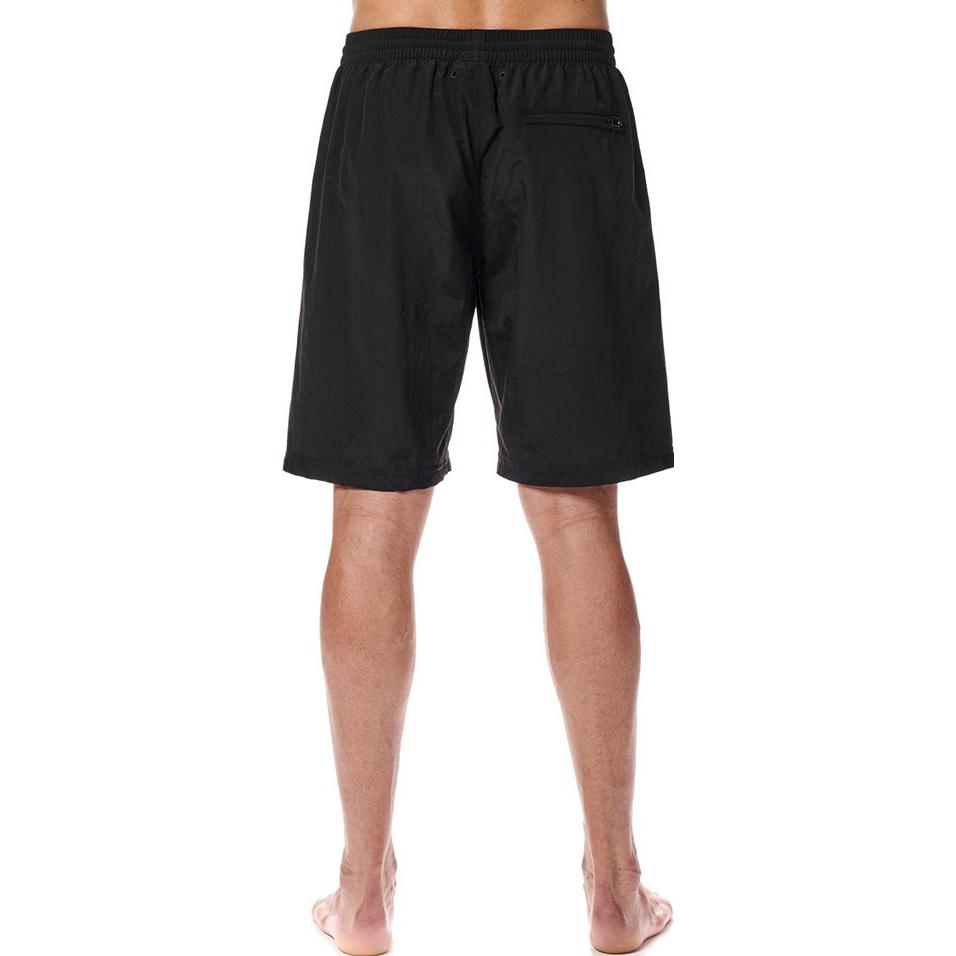 Purchase Y-3 SS22 ブラック ロゴプリント ルーズフィット ストレートショーツ HG8615