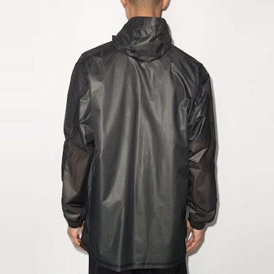 Y-3 SS22 Jaket Windbreaker Zip Logo Timbul Hitam. HG8605 Shop Y-3 SS22 Jaket Windbreaker Zip Logo Timbul Hitam. HG8605