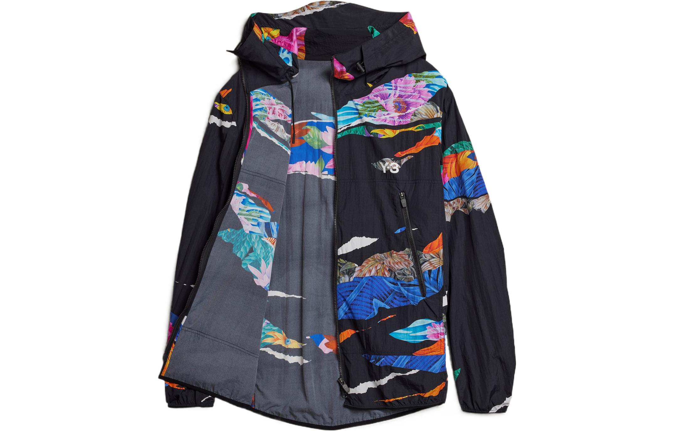 Y-3 SS22  Foldable Colorblock Jacket - Black HG8851