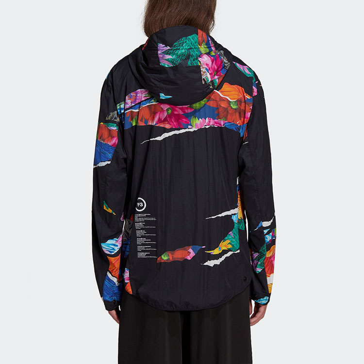 Shop Y-3 SS22  Foldable Colorblock Jacket - Black HG8851