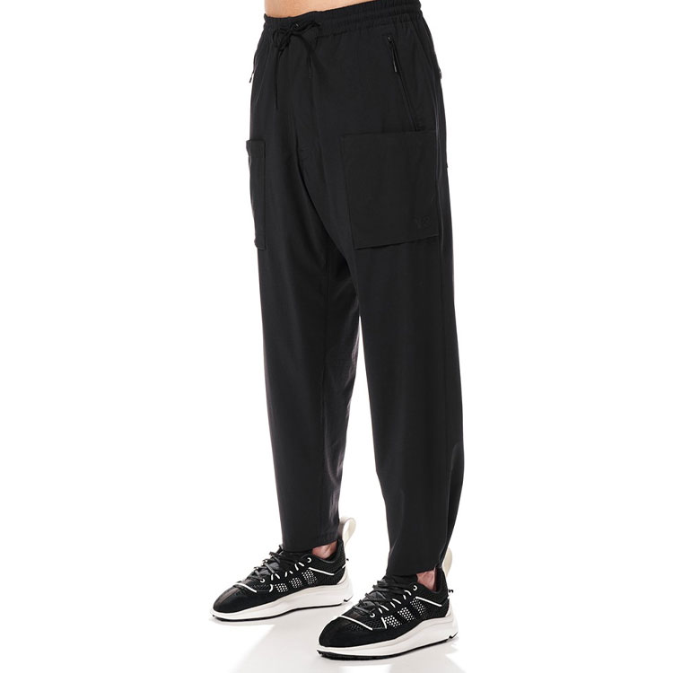 Details for Y-3 SS22 Black Solid Color Casual Workwear Pants HG8597