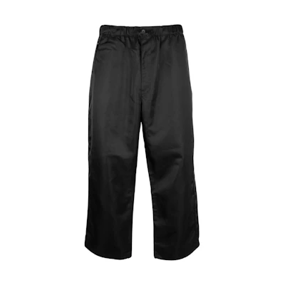 Y-3 SS22 Buckle Detail Straight-Leg Relaxed Pants Black Mens. HB3436