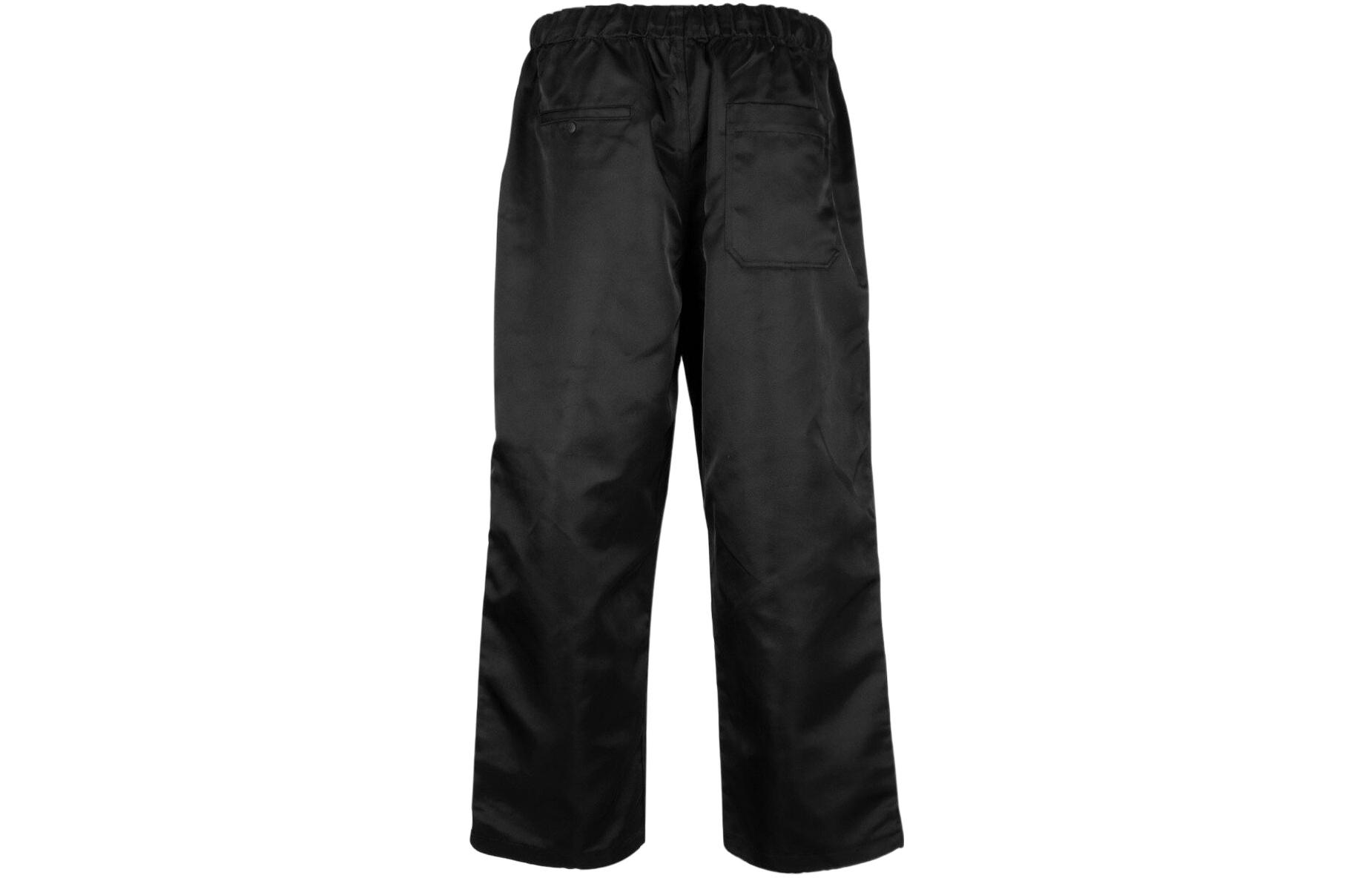 Lookbook Y-3 SS22 扣環細節直筒休閒長褲 黑色 男款 HB3436