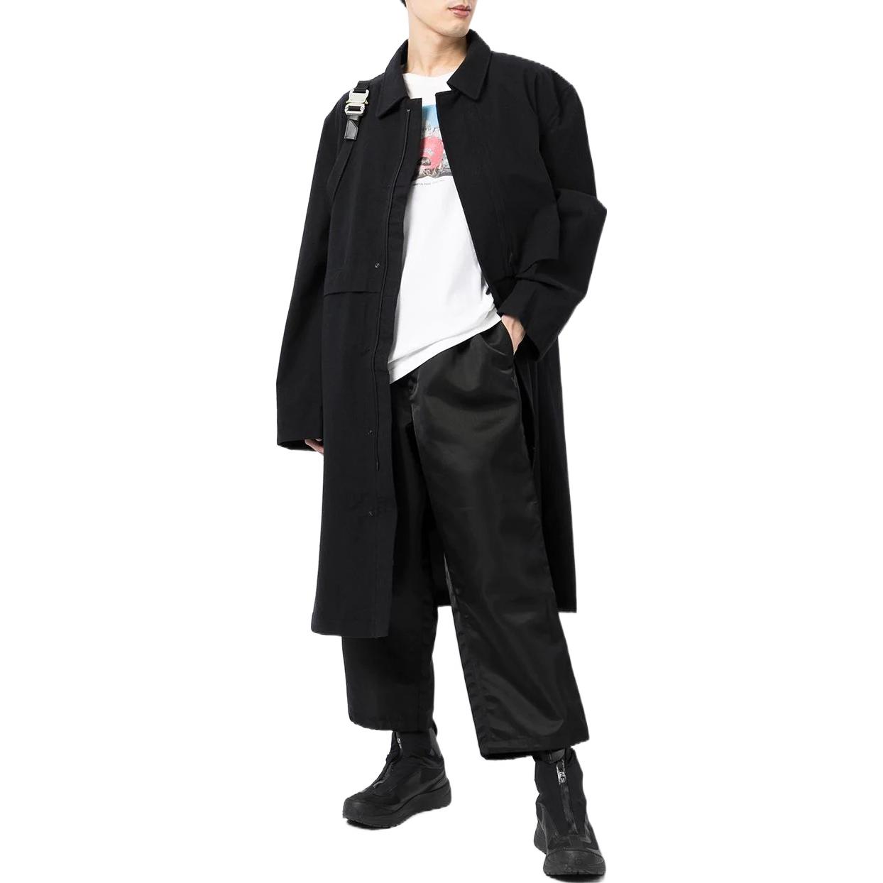 Shop Y-3 SS22 扣環細節直筒休閒長褲 黑色 男款 HB3436