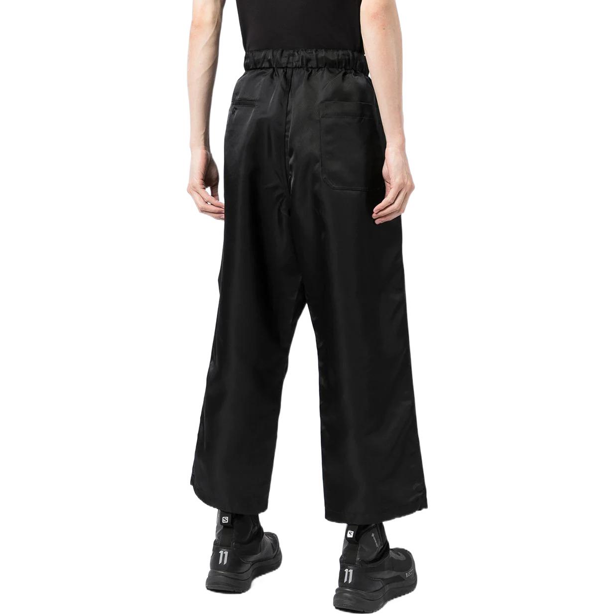 Details for Y-3 SS22 扣環細節直筒休閒長褲 黑色 男款 HB3436