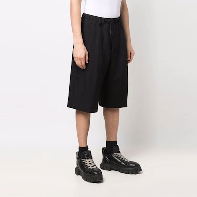 Y-3 SS22 Drawstring Knee-Length Shorts Black Men’s HG6083 Shop Y-3 SS22 Drawstring Knee-Length Shorts Black Men’s HG6083