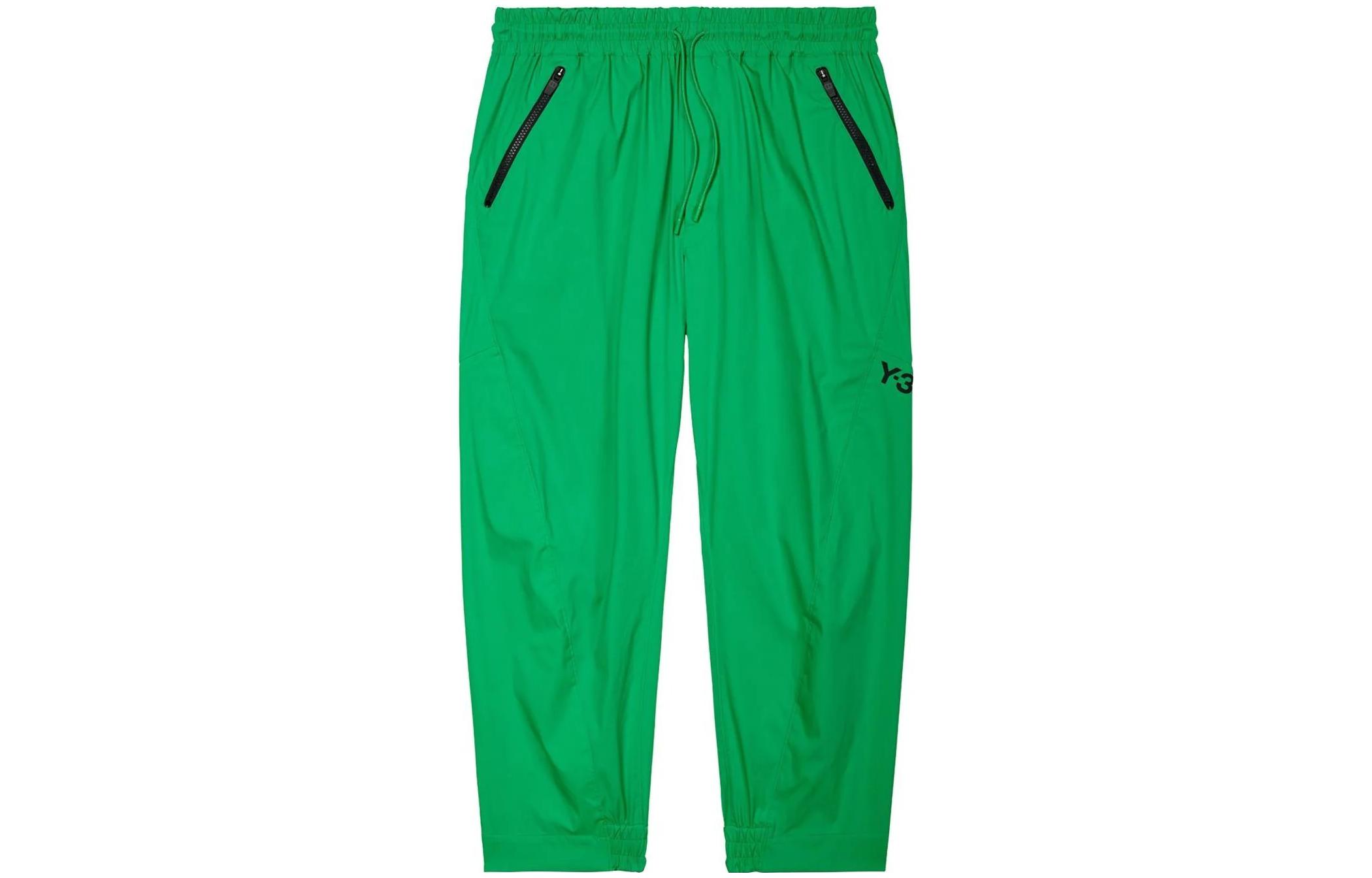 Order Y-3 SS22 Green Tapered Ankle-Length Logo Sweatpants HG6102