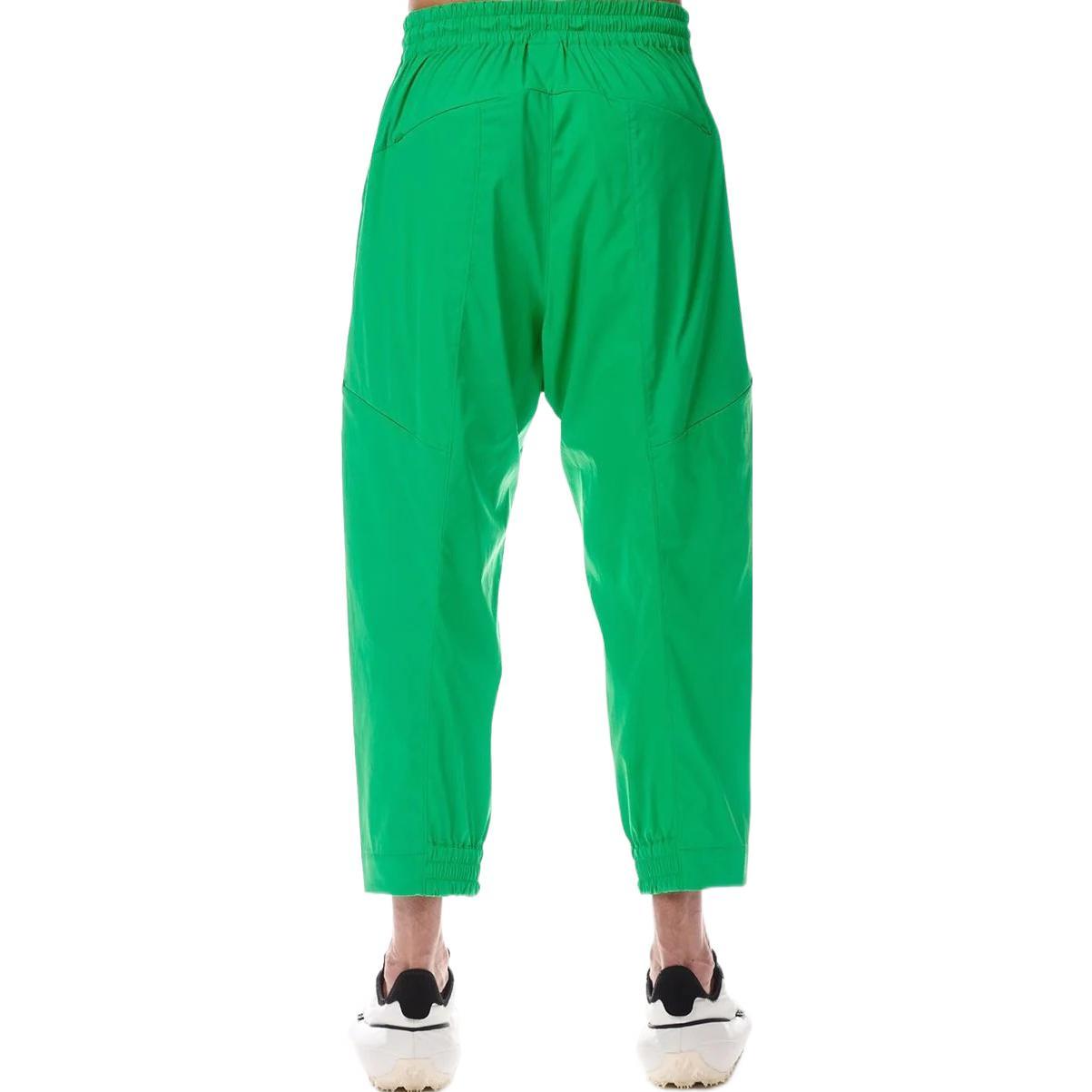 Purchase Y-3 SS22 Green Tapered Ankle-Length Logo Sweatpants HG6102