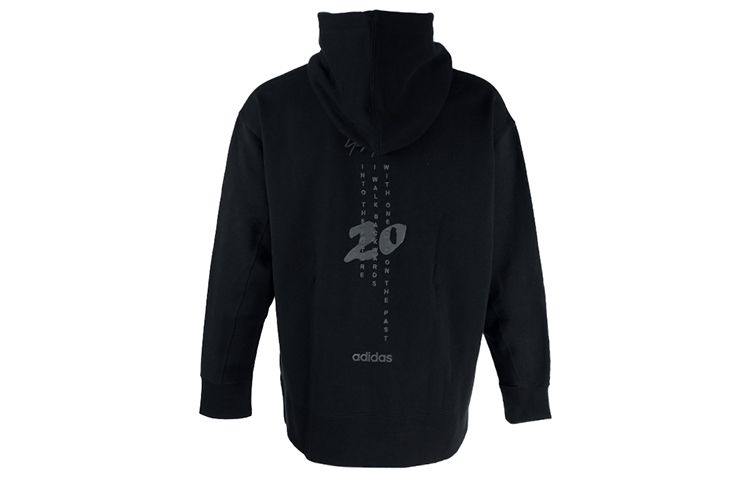 Lookbook Y-3 SS22 Logo Cetakan Baju Hitam Sweatshirt Fesyen. HG8800