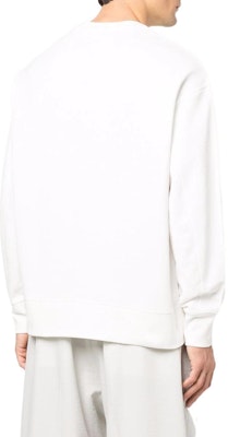 Y-3 SS22 ロゴプリント クルーネック スウェットシャツ ホワイト HG8798 Shop Y-3 SS22 ロゴプリント クルーネック スウェットシャツ ホワイト HG8798