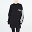 Purchase Y-3 SS22 Logo Print Striped Long Sleeve Unisex T-Shirt Black. HG6073