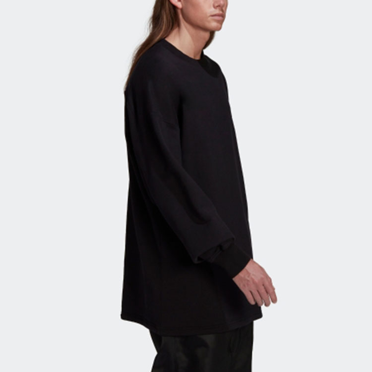 Sizing Y-3 SS22 Logo Print Striped Long Sleeve Unisex T-Shirt Black. HG6073