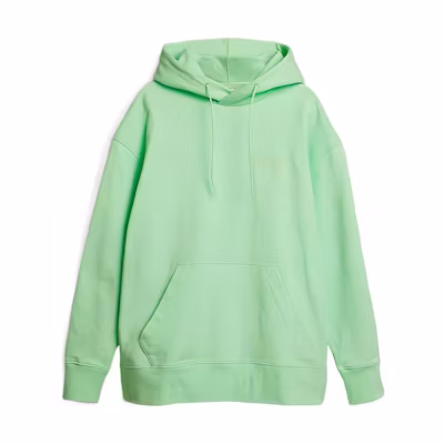 Y-3 SS22 Logo Printed Pullover Hoodie Green HG6219
