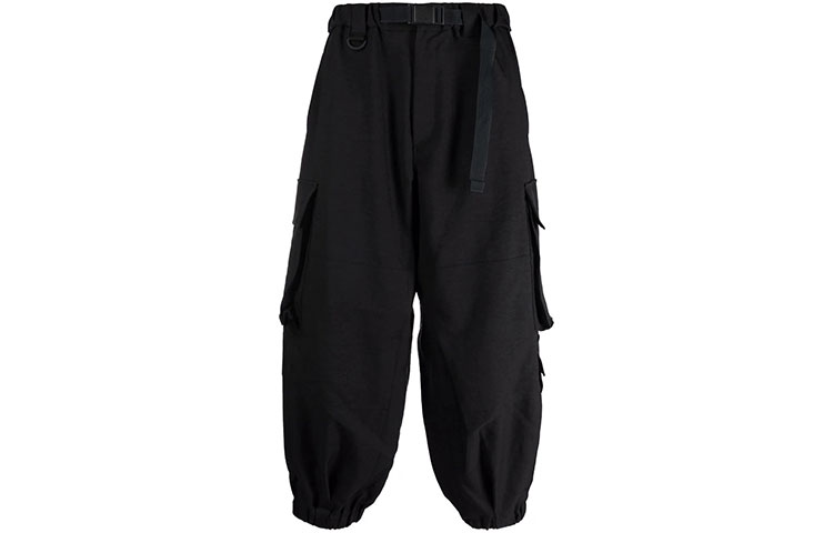 Order Y-3 SS22 宽松燈籠休閒長褲 黑色 HG6078