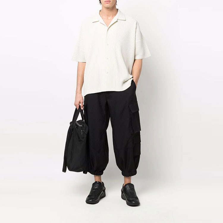 Lookbook Y-3 SS22 宽松燈籠休閒長褲 黑色 HG6078