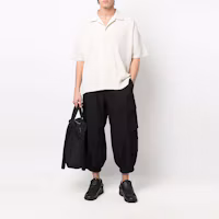 Lookbook Y-3 SS22 Loose Fit Lantern Cargo Pants Black HG6078