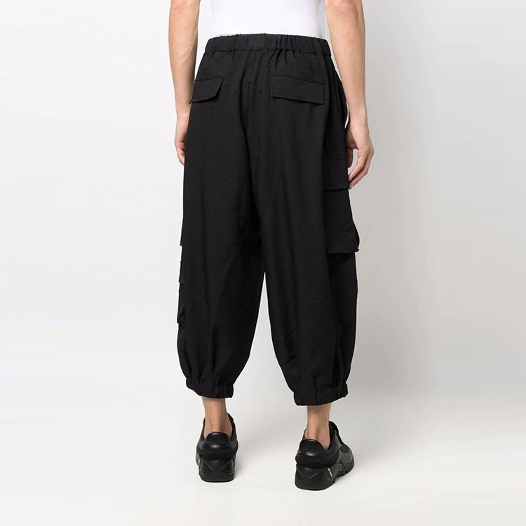 Shop Y-3 SS22 宽松燈籠休閒長褲 黑色 HG6078