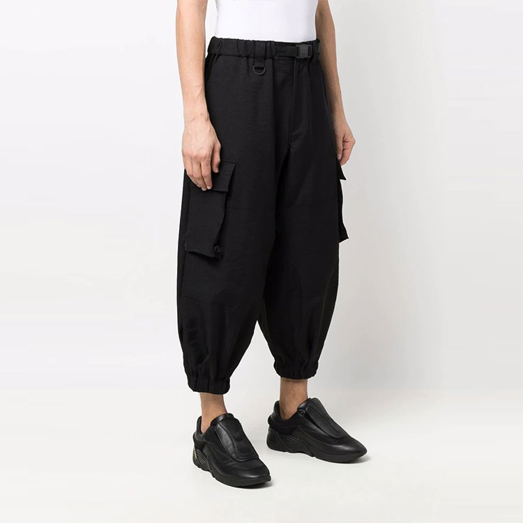 Purchase Y-3 SS22 宽松燈籠休閒長褲 黑色 HG6078