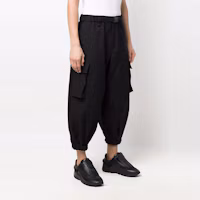 Purchase Y-3 SS22 Loose Fit Lantern Cargo Pants Black HG6078