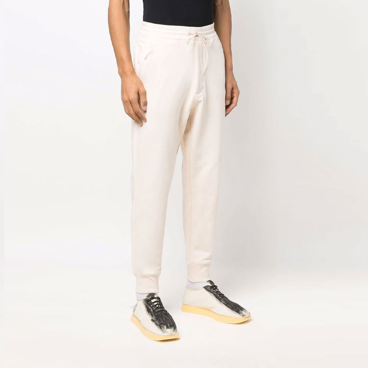 Purchase Y-3 SS22 솔리드 컬러 드로스트링 조거 스웨트팬츠 오프화이트 HG6213