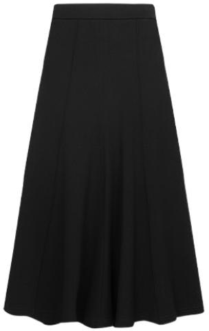 y-3-ss-22-solid-color-elastic-waist-casual-skirt-black-hg-8664