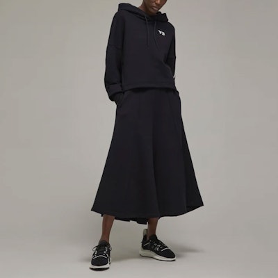 Y-3 SS22 Solid Color Elastic Waist Casual Skirt Black HG8664 Purchase Y-3 SS22 Solid Color Elastic Waist Casual Skirt Black HG8664