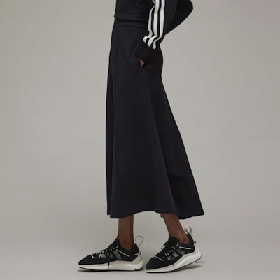 Y-3 SS22 Solid Color Elastic Waist Casual Skirt Black HG8664 Sizing Y-3 SS22 Solid Color Elastic Waist Casual Skirt Black HG8664