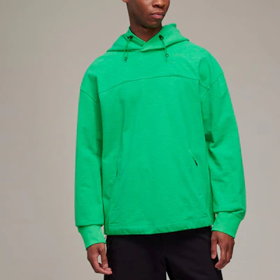 Y-3 SS22 Solid Color Logo Hoodie Green Long Sleeve Pullover HG6198 Lookbook Y-3 SS22 Solid Color Logo Hoodie Green Long Sleeve Pullover HG6198