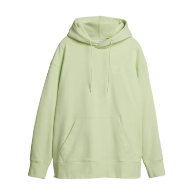 Y-3 SS22 Solid Color Pullover Hoodie Light Green HG6218