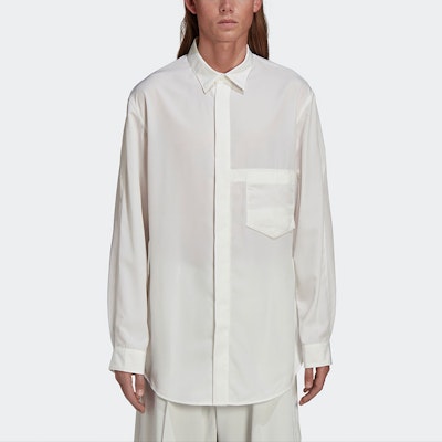 Y-3 SS22 Solid Color Single-Breasted Long Sleeve Shirt Men’s White HG6087 Lookbook Y-3 SS22 Solid Color Single-Breasted Long Sleeve Shirt Men’s White HG6087